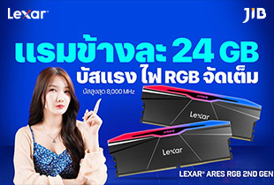 แรมข้างละ 24 GB บัสแรง ไฟ RGB จัดเต็ม