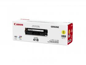 TONER (หมึกสำหรับเครื่องพิมพ์) CANON COLOUR TONER CARTRIDGE 418 Y (2659B004AA) (YELLOW)