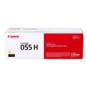 TONER (หมึกสำหรับเครื่องพิมพ์) CANON COLOR TONER CARTRIDGE 055H (3017C003AA) (YELLOW)