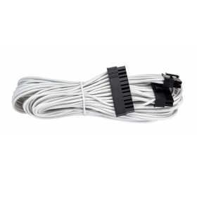 SLEEVED CABLE (สายถัก) CORSAIR PREMIUM INDIVIDULLY SLEEVED PSU CABLE KIT STARTER PACKAGE [CP-8920146] - WHITE