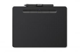 WACOM INTUOS (กระดานกราฟิกบลูทูธ) PEN & BLUETOOTH SMALL [CTL-4100WL/K0-CX] (BLACK)
