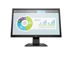 MONITOR (จอมอนิเตอร์) HP 5RD66AA P204V  19.5 INCH (5RD66AA#AKL) BLACK