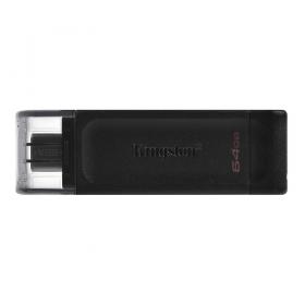 64 GB FLASH DRIVE (แฟลชไดร์ฟ) KINGSTON DATA TRAVELER 70 USB-C (DT70/64)