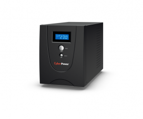 UPS (เครื่องสำรองไฟฟ้า) CYBER POWER VALUE1200ELCD 1200VA/720WATT (BLACK)