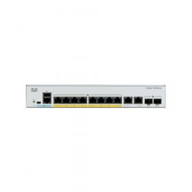 SWITCH (สวิตซ์) CISCO CATALYST 1000 8PORT GE POE EXT PS 2x1G SFP (C1000-8P-E-2G-L)