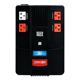 UPS (เครื่องสำรองไฟฟ้า) ZIRCON HYBRID-IBOX 1000VA/550W - LINE INTERACTIVE WITH STABILIZER
