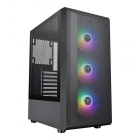 CASE (เคส) THERMALTAKE S200 TG ARGB (BLACK) (ATX)