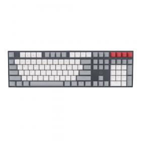 KEYBOARD (คีย์บอร์ด) FANTECH MAXFIT108 MK892 (BLACK-WHITE) (BLUE SWITCH - RGB - EN/TH)