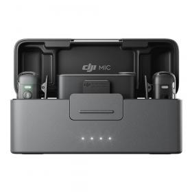 WIRELESS MICROPHONE (ไมโครโฟนไร้สาย) DJI MIC 2 (2TX + 1RX + CHARGING CASE) (BLACK)