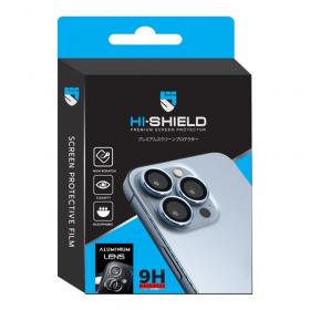 LENS (ฟิล์มกล้อง) HI-SHIELD 3D MATTE ALUMINUM LENS FOR APPLE IPHONE 15PRO/PRO MAX (NATURAL TITANIUM) (TG-LAG/GO-IP15P/PM)