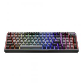 WIRELESS KEYBOARD (คีย์บอร์ดไร้สาย) COOLER MASTER MK770 HYBRID RGB (KAILH BOX V2 WHITE SWITCH) SPACE