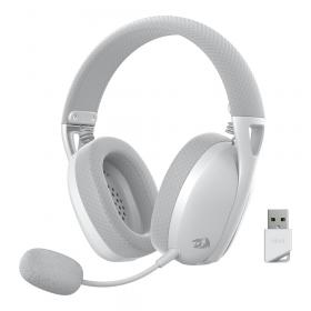 WIRELESS HEADSET (หูฟังไร้สาย) REDRAGON H848 PRO (GREY WHITE)