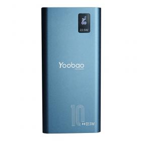 POWER BANK (พาวเวอร์แบงค์) YOOBAO PD18-V2 10000 mAh (BLUE)