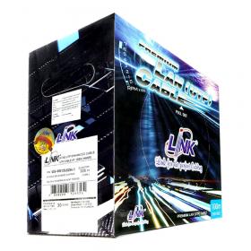 LAN CABLE (สายแลน) LINK US-9015LSZH-1CAT 5E UTPENHANCED CABLE (350MHZ) CMR (100 M./BOX.)