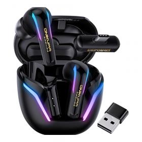 TRUE WIRELESS HEADPHONE (หูฟังทรูไวร์เลส) ONIKUMA T27 (BLACK)