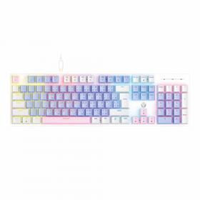 KEYBOARD (คีย์บอร์ด) FANTECH ATOM104 MK889 AME EDITION (AME BLUE) (BLUE SWITCH MINI RGB EN/TH)