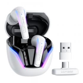 TRUE WIRELESS HEADPHONE (หูฟังทรูไวร์เลส) ONIKUMA T27 (WHITE)