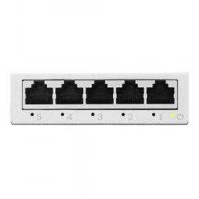 SWITCH (สวิตซ์) ZYXEL 5 PORTS GS-105B V5 GbE UNMANAGED SWITCH