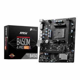 MAINBOARD (เมนบอร์ด) MSI B450M-A PRO MAX II - AMD SOCKET AM4 DDR4 MICRO-ATX