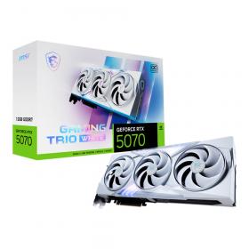 VGA (การ์ดแสดงผล) MSI GEFORCE RTX 5070 12G GAMING TRIO OC WHITE - 12GB GDDR7
