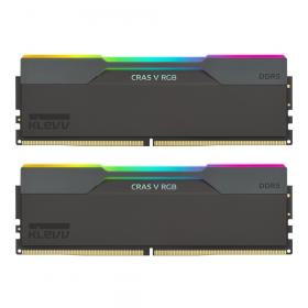 64GB (32GBx2) DDR5 6400MHz RAM (หน่วยความจำ) KLEVV CRAS V RGB AMD EXPO INTEL XMP CL32 - BLACK