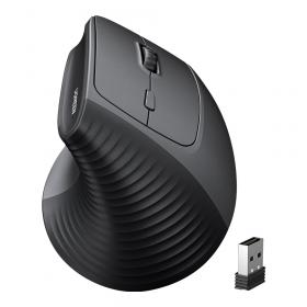 WIRELESS MOUSE (เมาส์ไร้สาย) UGREEN M571P MULTI-MODE WIRELESS VERTICAL MOUSE - BLACK 65042