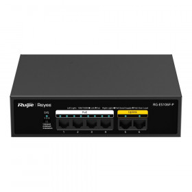 SWITCH (สวิตซ์) REYEE 6 PORT MAX POE POWER 55W - RG-ES106F-P