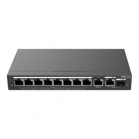 SWITCH (สวิตซ์) REYEE 10 PORT 8 POE/POE+ GIGABIT RJ45 PORTS - RG-ES210GS-P