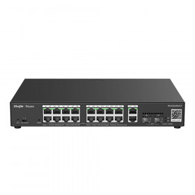 SWITCH (สวิตซ์) REYEE 20 PORT 16 POE/POE+ PORTS WITH 2 GIGABIT RJ45/2 SFP UPLINK - RG-ES220GS-P
