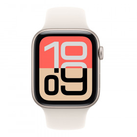 Apple Watch SE 3 GPS 44mm Starlight Aluminium Case with Starlight Sport Band - M/L