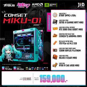 COMPUTER SET MIKU-01 RYZEN 7 8700F / RTX5080 16GB / X870E / 32GB DDR5 / M.2 1TB