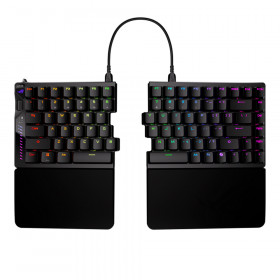 WIRELESS KEYBOARD (คีย์บอร์ดไร้สาย) ASUS ROG FALCATA - ROG HFX V2 MAGNETIC SWITCH RGB EN BLACK