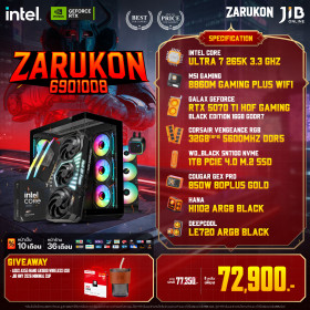 COMPUTER SET JIB ZARUKON-6901008 ULTRA 7 265K / RTX5070TI 16GB / 32GB DDR5 / M.2 1TB