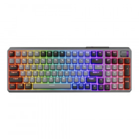 WIRELESS KEYBOARD (คีย์บอร์ดไร้สาย) COOLER MASTER MK770 - KAILH BOX V2 WHITE SWITCH RGB EN SPACE GRA