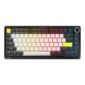 KEYBOARD (คีย์บอร์ด) CORSAIR MAKR PRO 75 - CORSAIR MGX HYPERDRIVE MAGNETIC SWITCH RGB EN BLACK CH-91CE21G-NA2