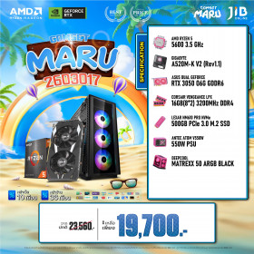 COMPUTER SET JIB MARU-2603017 RYZEN 5 5600 / RTX3050 6GB / A520M / 16GB DDR4 / M.2 500GB