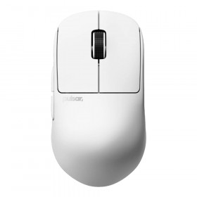 WIRELESS MOUSE (เมาส์ไร้สาย) PULSAR X2H CRAZYLIGHT MEDIUM - UYUNI WHITE