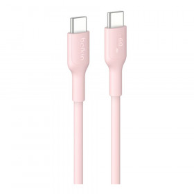 CHARGER CABLE (สายชาร์จ) BELKIN BOOSTCHARGE USB-C TO USB-C CABLE 60W 1M - PINK CAB023FQ1MPK