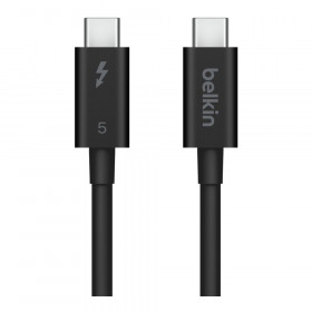 CHARGER CABLE (สายชาร์จ) BELKIN CONNECT THUNDERBOLT 5 CABLE - USB-C TO USB-C 1M BLACK INZ005QC1MBK
