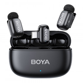 WIRELESS MICROPHONE (ไมโครโฟนไร้สาย) BOYA MINI 2 - BLACK MINI-2-02