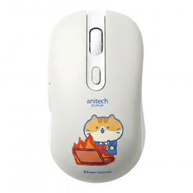 WIRELESS MOUSE (เมาส์ไร้สาย) ANITECH CAT-W244-GY - GREY