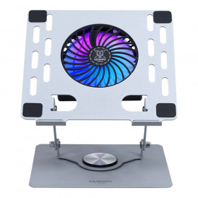 COOLING PAD (อุปกรณ์ระบายความร้อนโน้ตบุ๊ค) NUBWO NX-F6 ARCTIX - SILVER