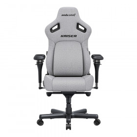 GAMING CHAIR (เก้าอี้เกมมิ่ง) ANDA SEAT KAISER 4 6D SERIES SIZE XL - AD12YDDC-XLL-20-G-F3 FABRIC ASH GRAY
