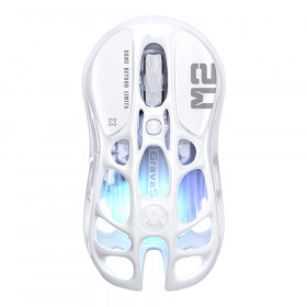 WIRELESS MOUSE (เมาส์ไร้สาย) GRAVASTAR MERCURY M2 - OPALINE WHITE