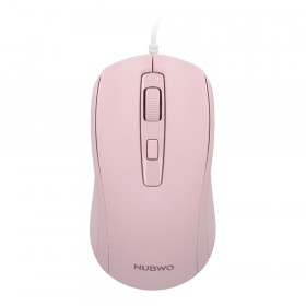 MOUSE (เมาส์) NUBWO (NM157) USB OPTICAL PINK