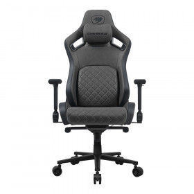 GAMING CHAIR (เก้าอี้เกมมิ่ง) COUGAR DEFENSOR S - JET GRAY FABRIC CGR-DSF-GRB