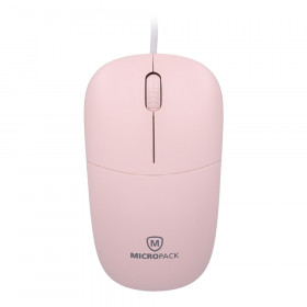 MOUSE (เมาส์) MICROPACK OPTICAL MOUSE M-105 (PINK)