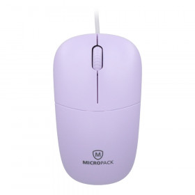 MOUSE (เมาส์) MICROPACK OPTICAL MOUSE M-105 (PURPLE)