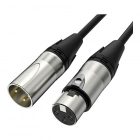 CABLE MICROPHONE (สายไมโครโฟน) MAONO XLR-180 - XLR TO XLR BLACK