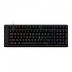 KEYBOARD (คีย์บอร์ด) HYPERX EVE 1800 - MEMBRANE SWITCH RGB EN/TH BLACK